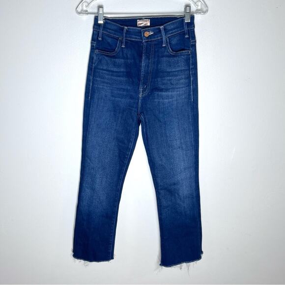 Mother The Hustler Ankle Fray Jeans in Home Movies Sz 25 - Picture 4 of 10